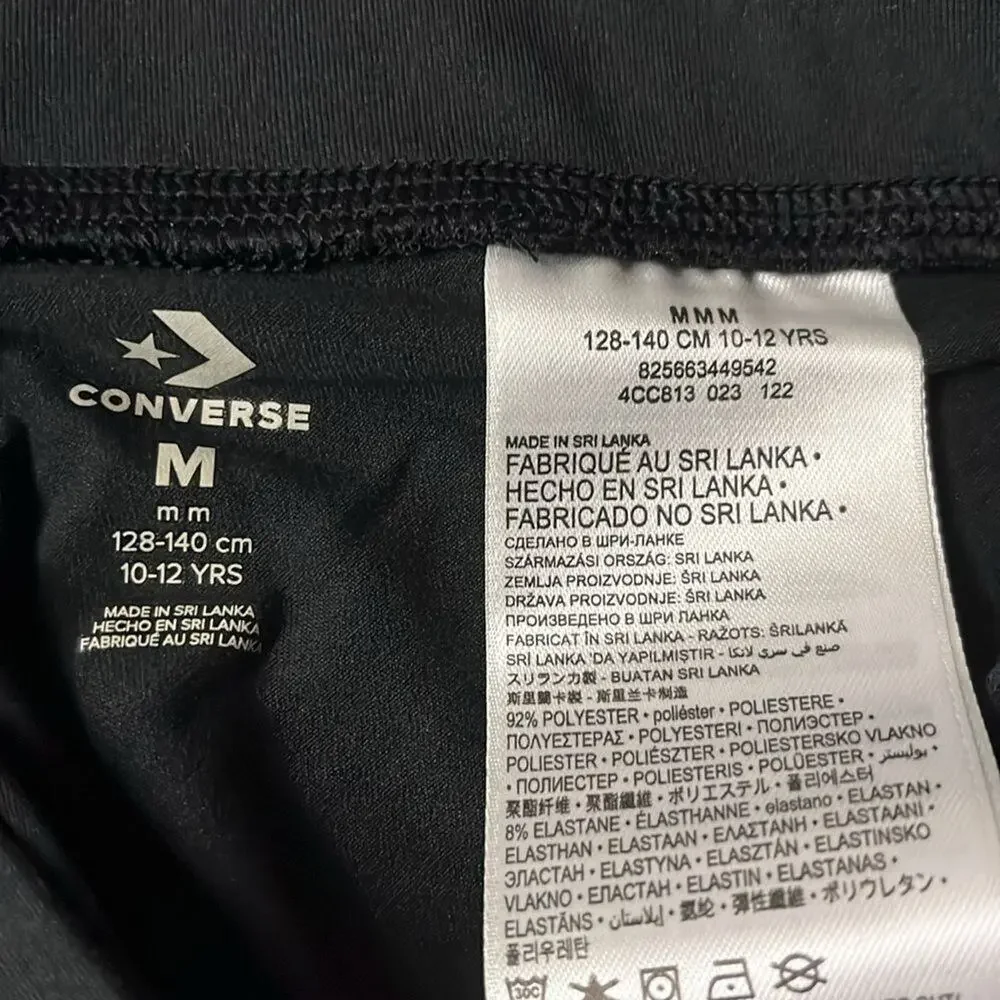 Converse Chuck Taylor Patch High Rise Leggings Girl Size Medium (10-12)